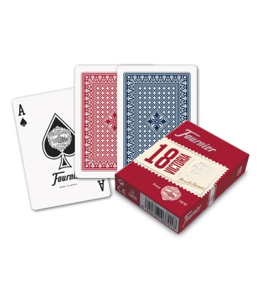 Baraja fournier poker ingles y bridge nº 18 55 cartas